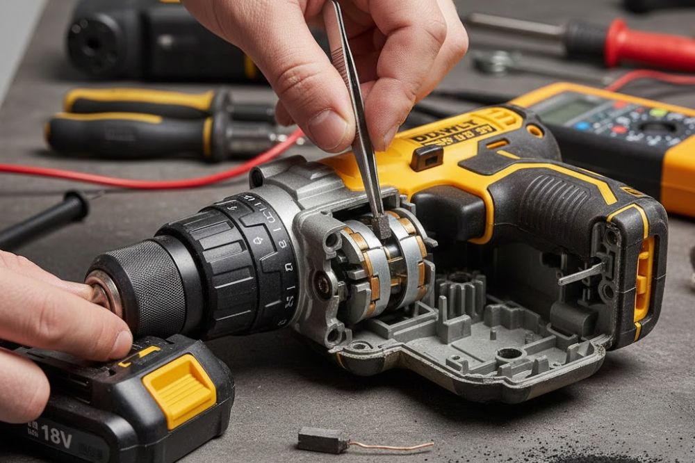 Sửa máy khoan dùng pin không chạy