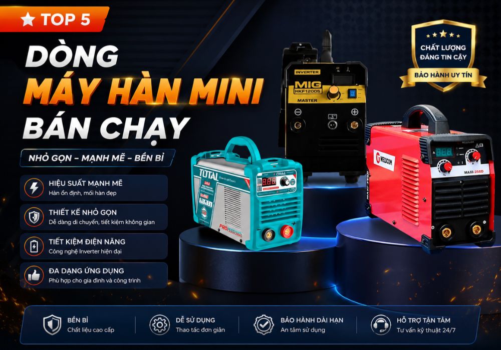 Top 5 Dòng Máy Hàn Mini Bán Chạy