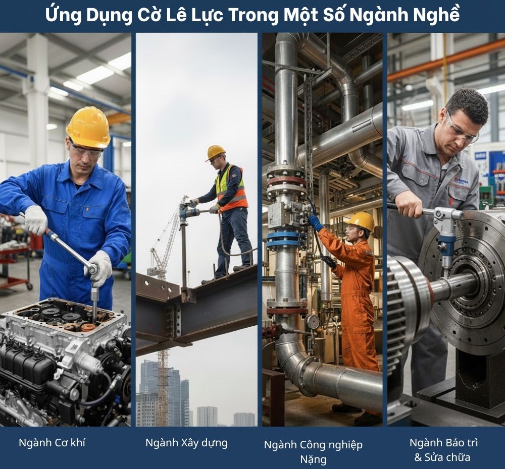 Ứng dụng cần xiết lực