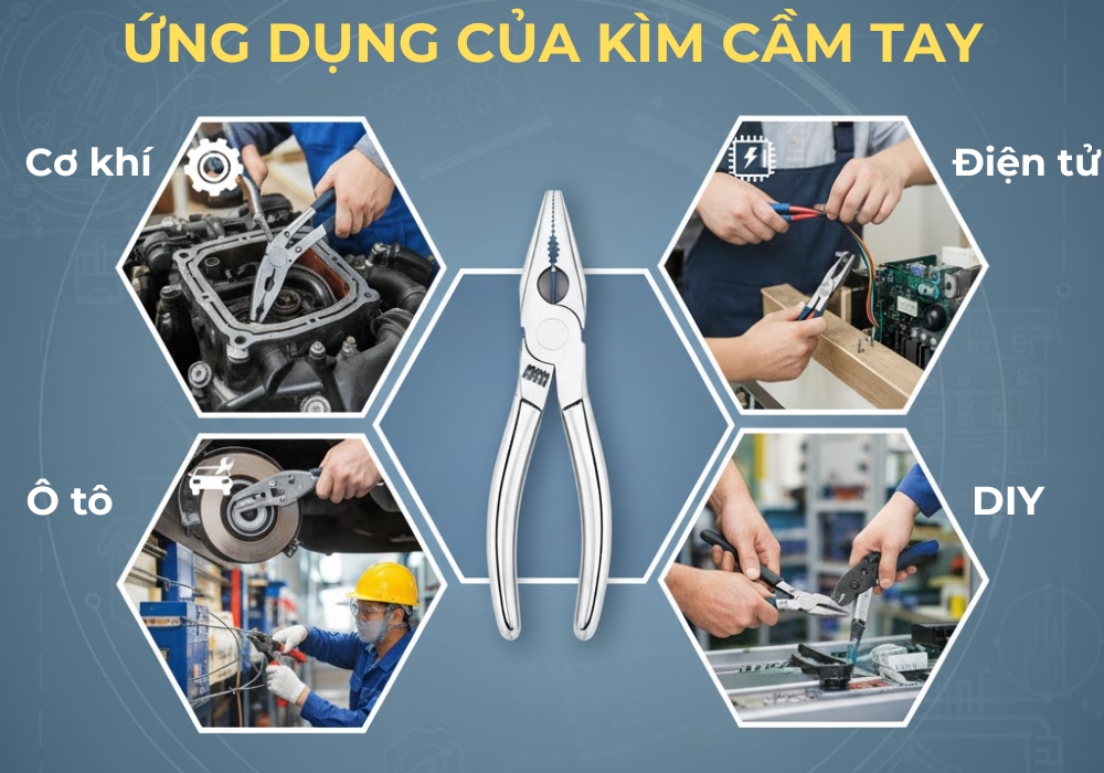 Ứng dụng kìm cầm tay