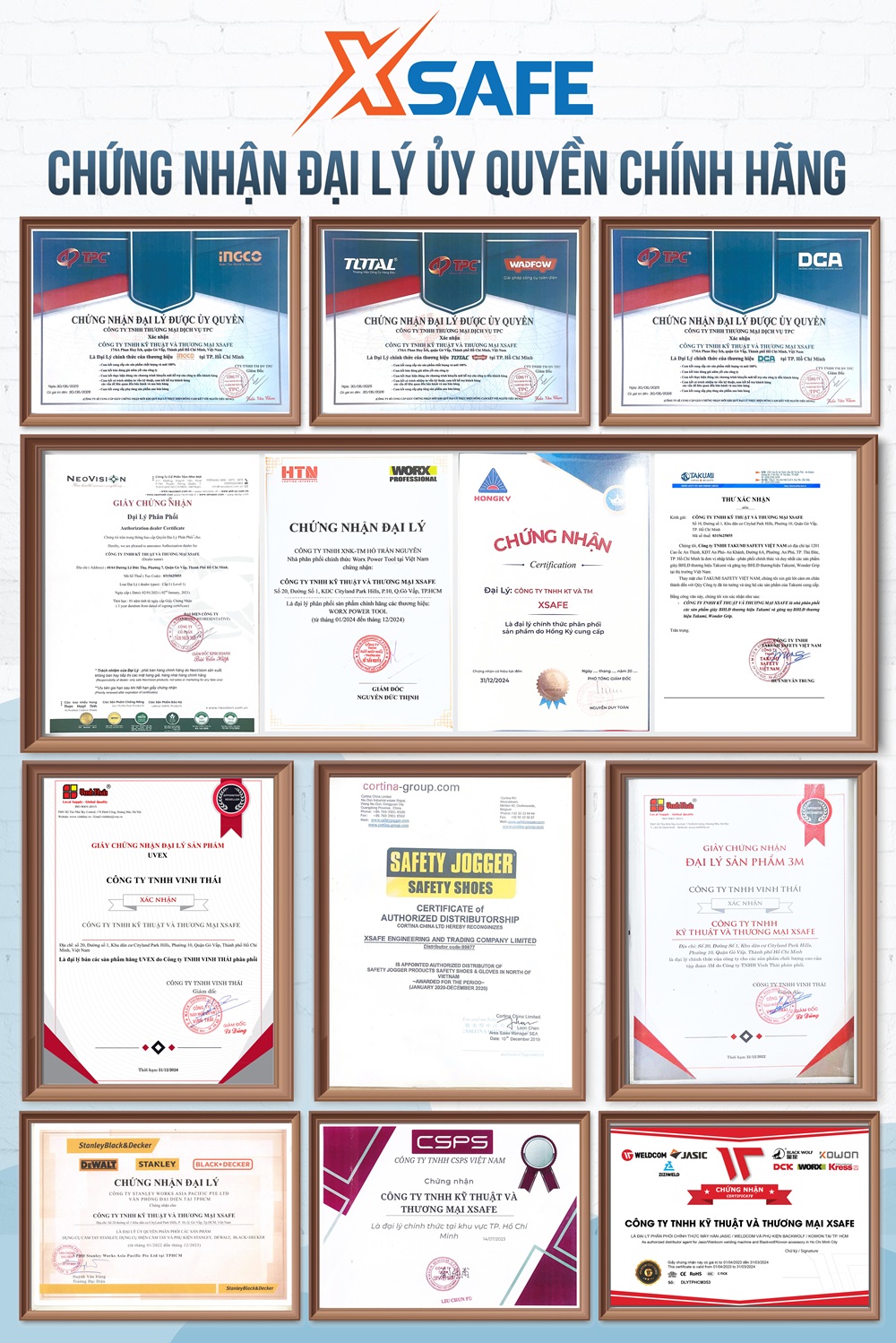 Xsafe - Đại lý uỷ quyền thương hiệu