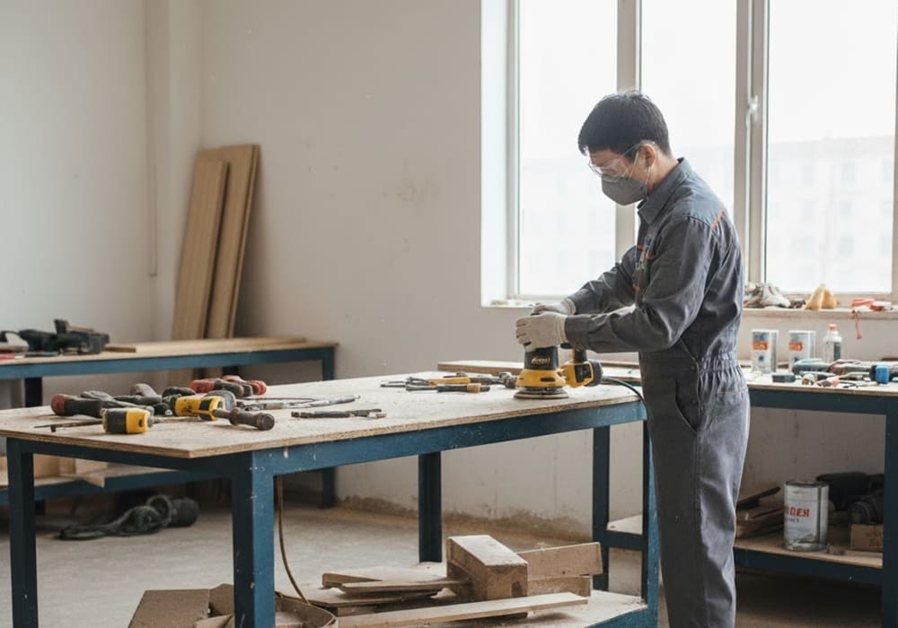 Vệ Sinh Máy Chà Nhám Đúng Cách