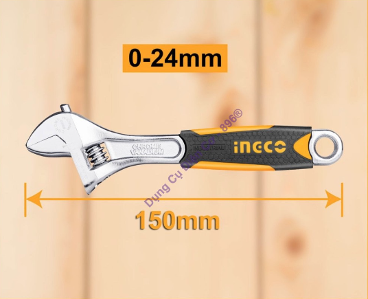 Mỏ lết công 6"/8"/10" INGCO