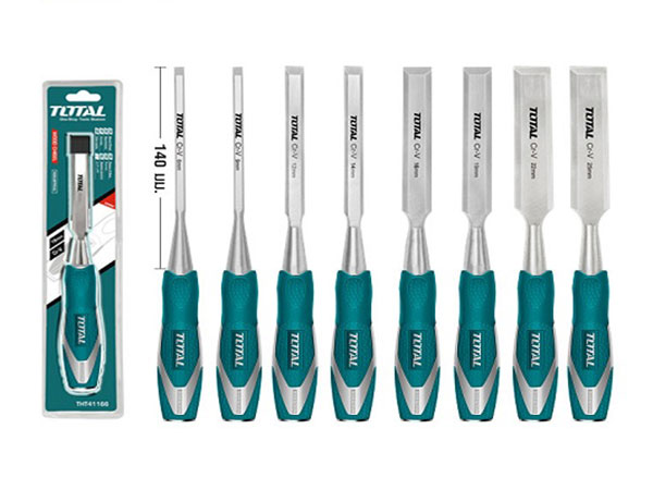 Đục gỗ cầm tay đầu dẹp 6mm TOTAL THT4166