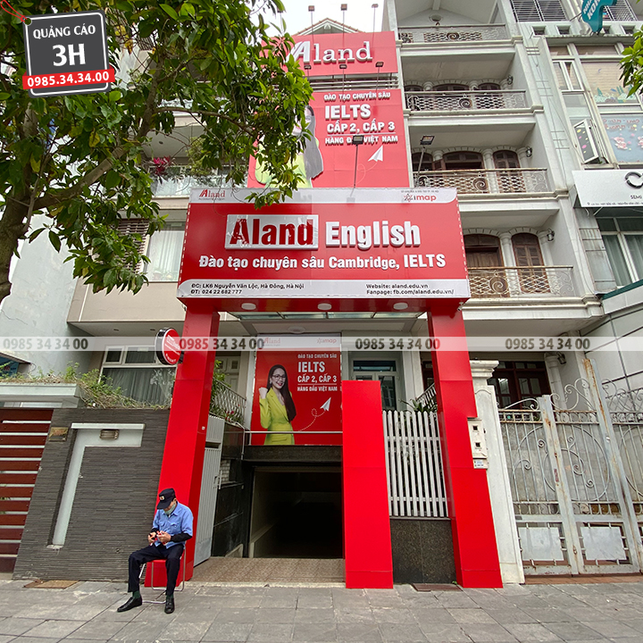 Biển hiệu trung tâm anh ngữ đẹp mắt