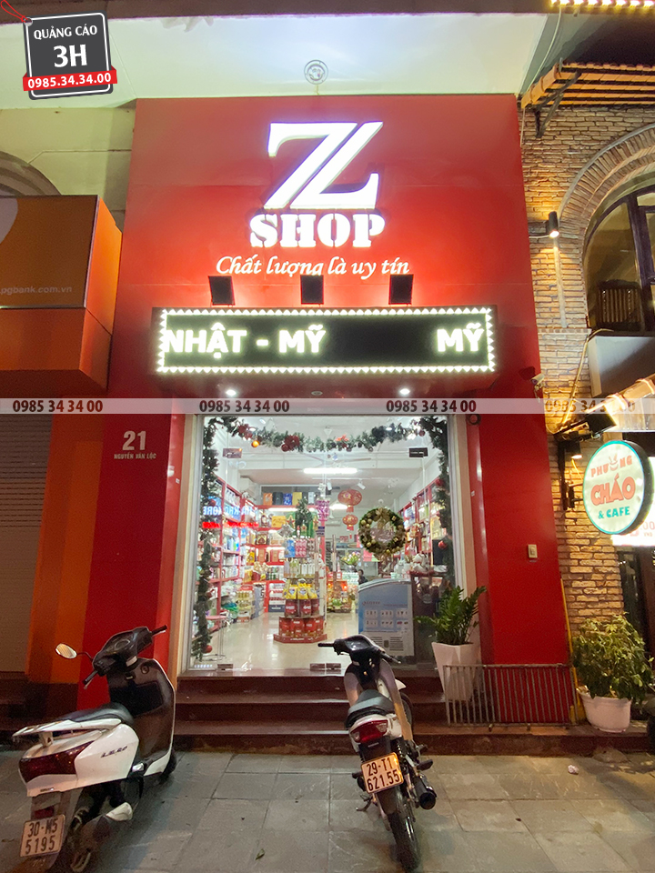 biển quảng cáo shop