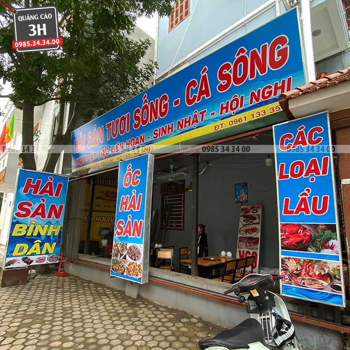 thi công biển tại Hà Đông