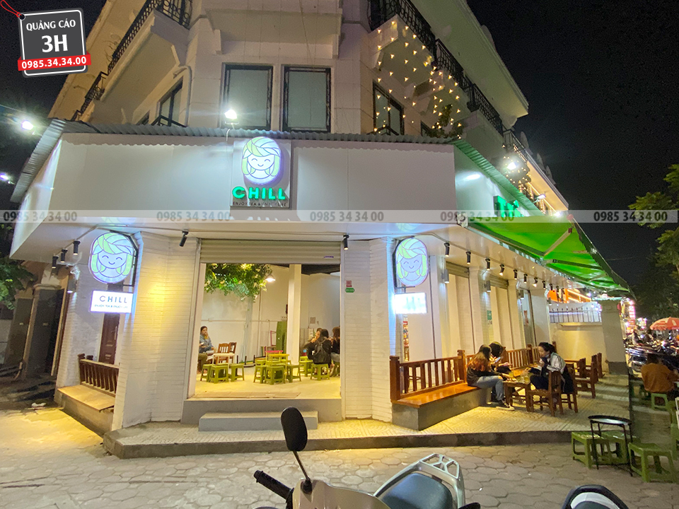 biểu hiệu tiệm trà chanh