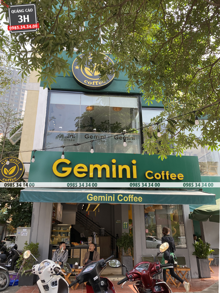 biển cà phê gemini đẹp