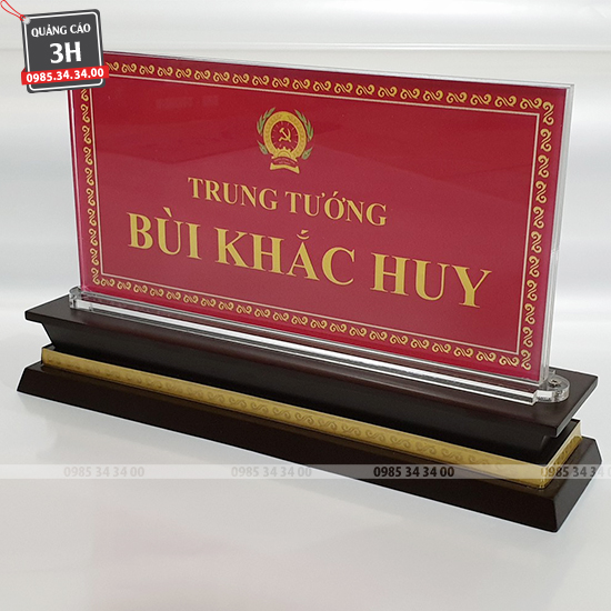 biển chức danh quân đội