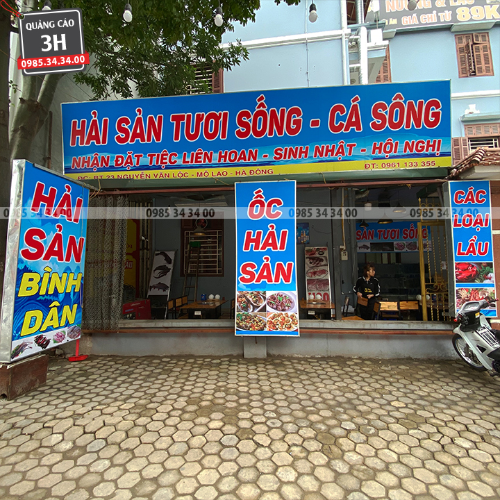 biển quảng cáo nhà hàng