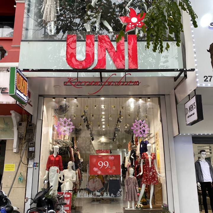 biển hiệu thời trang