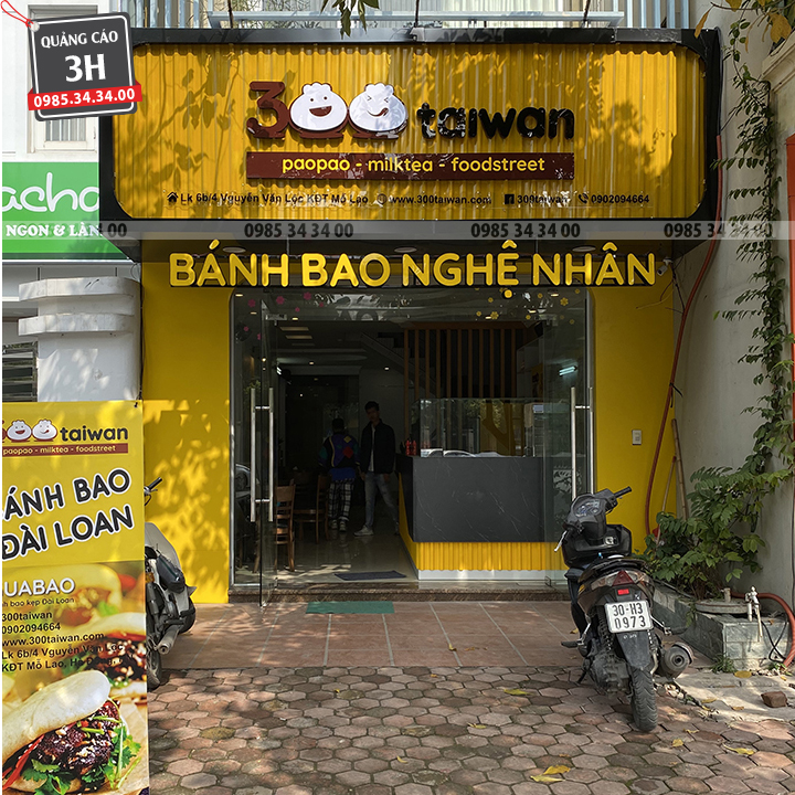 Biển bánh bao đẹp