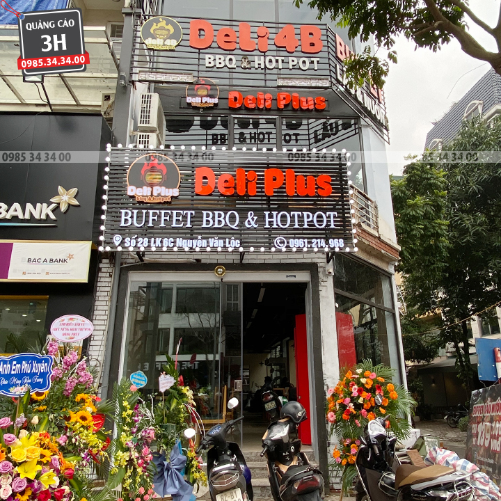 biển bảng nhà hàng deli