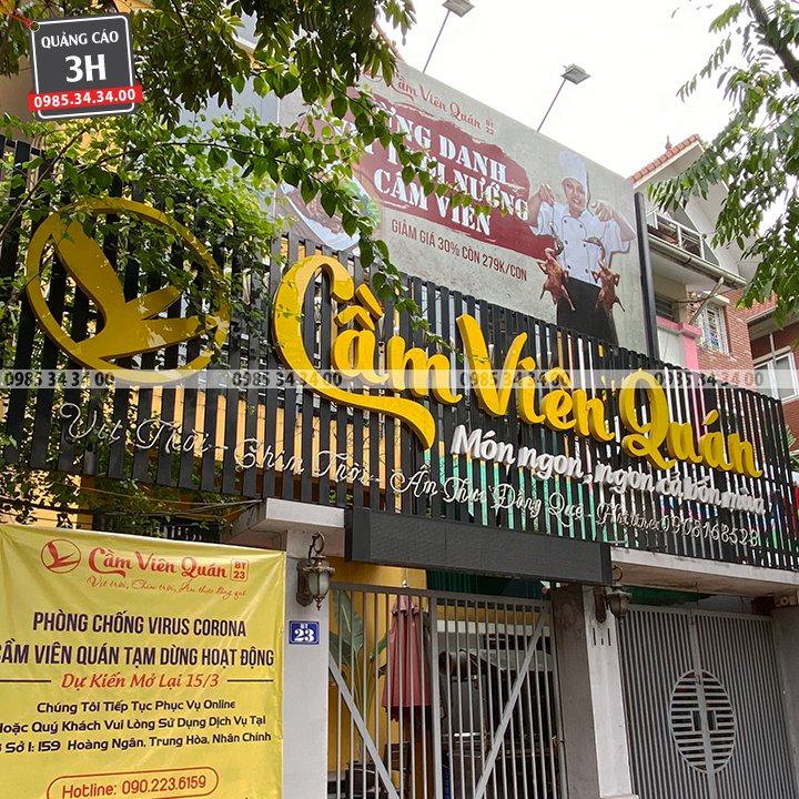 thi công biển tại hà đông