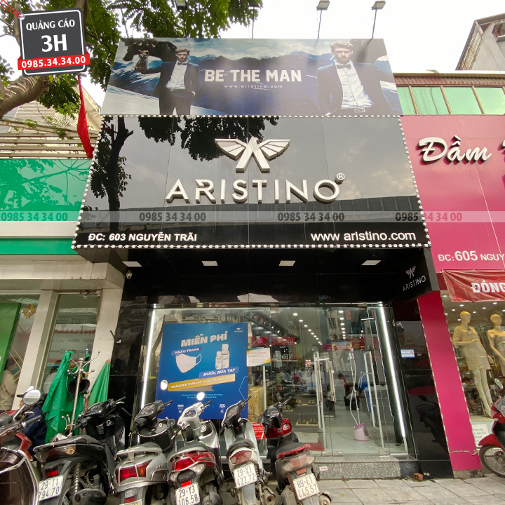 Mẫu biển hiệu thời trang nam cao cấp đẹp mắt