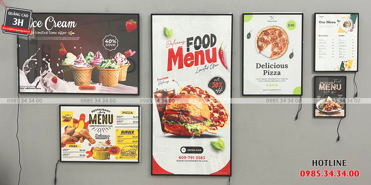 hộp đèn led siêu mỏng