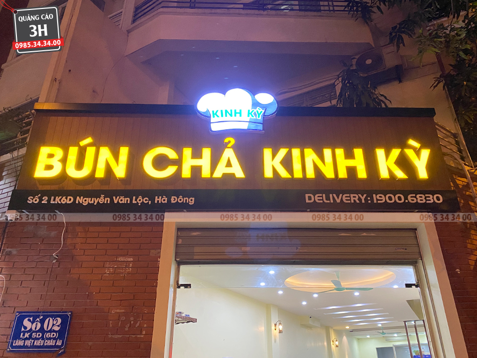 top biển bảng bún chả bắt mắt