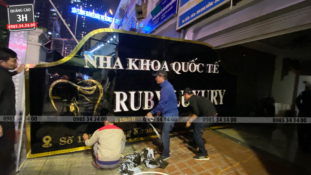 Thi công biển quảng cáo tại Hà Nội