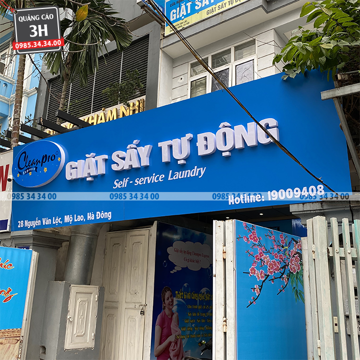 biển alu chữ nổi