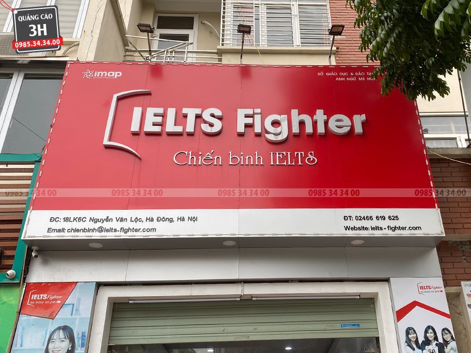 Biển bảng trung tâm anh ngữ đẹp