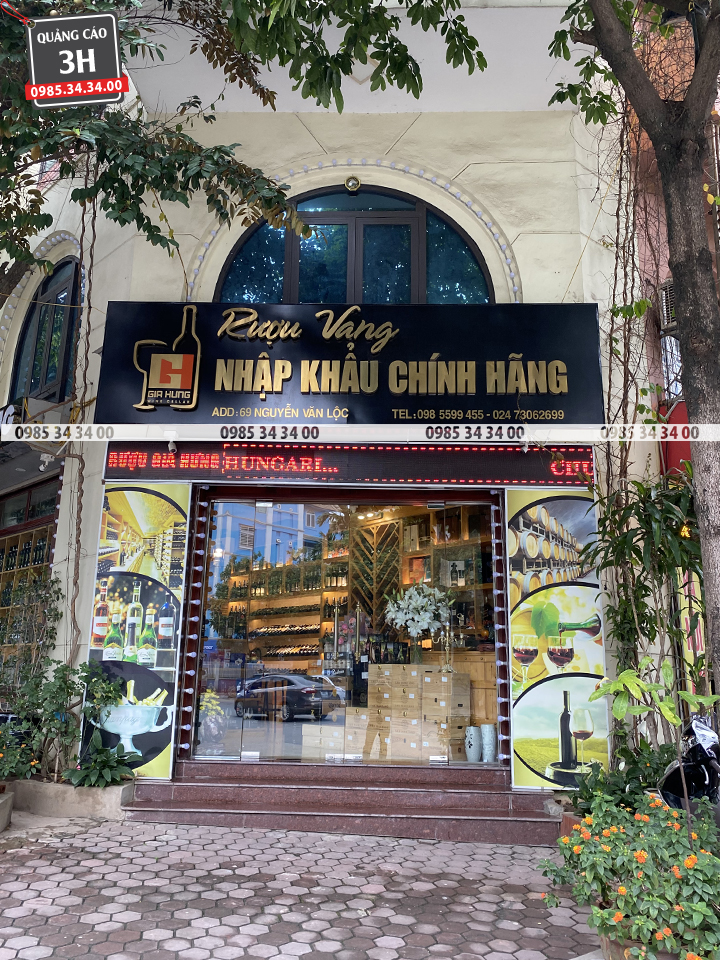 Thi công biển quảng cáo rượu vang