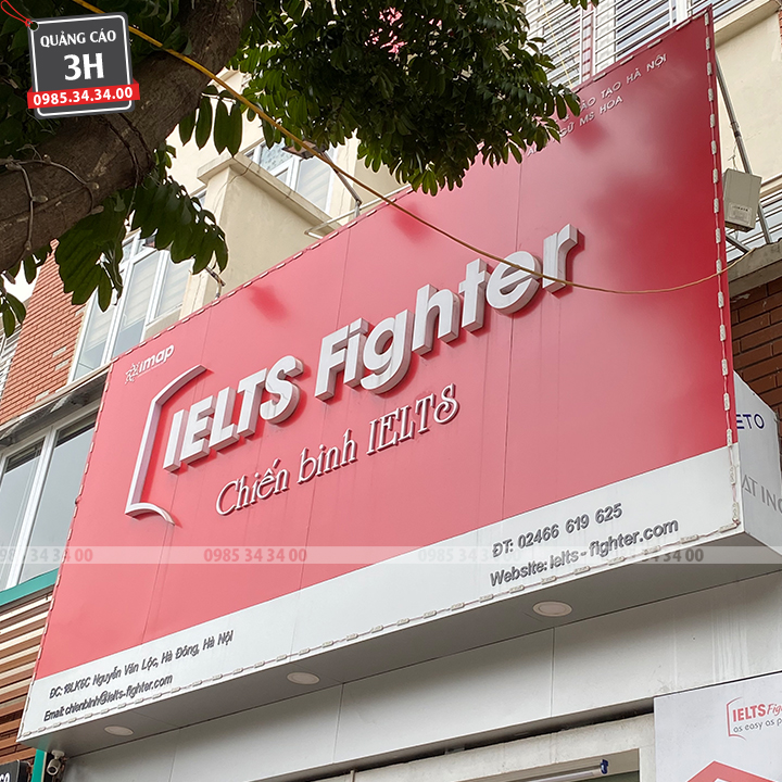 Biển bảng quảng cáo trung tâm anh ngữ bắt mắt