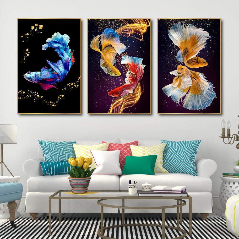 tranh treo tường cá cảnh