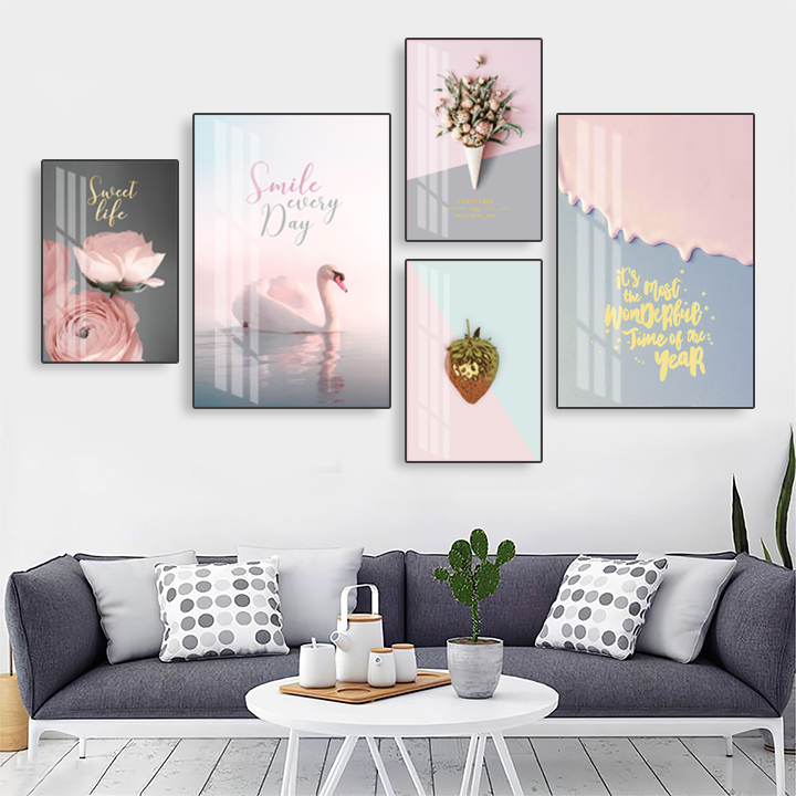 tranh thiên nga treo tường