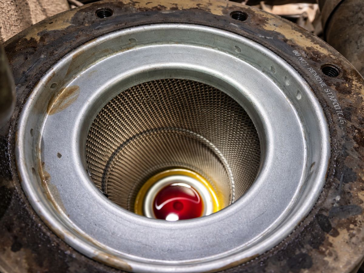 kiểm tra mức dầu máy nén khí trục vít