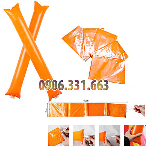 bóng đập cổ vũ màu cam