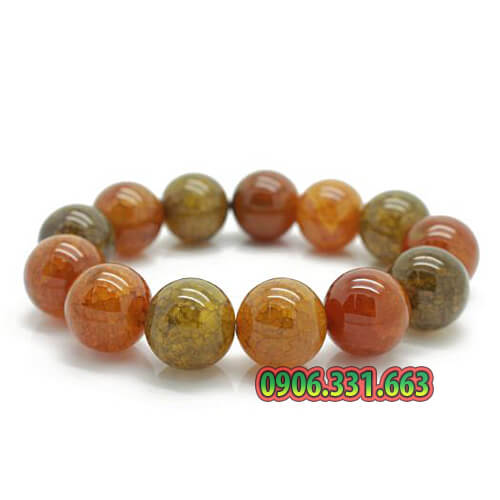 vòng tay chuỗi hạt đá vân rồng 16 ly