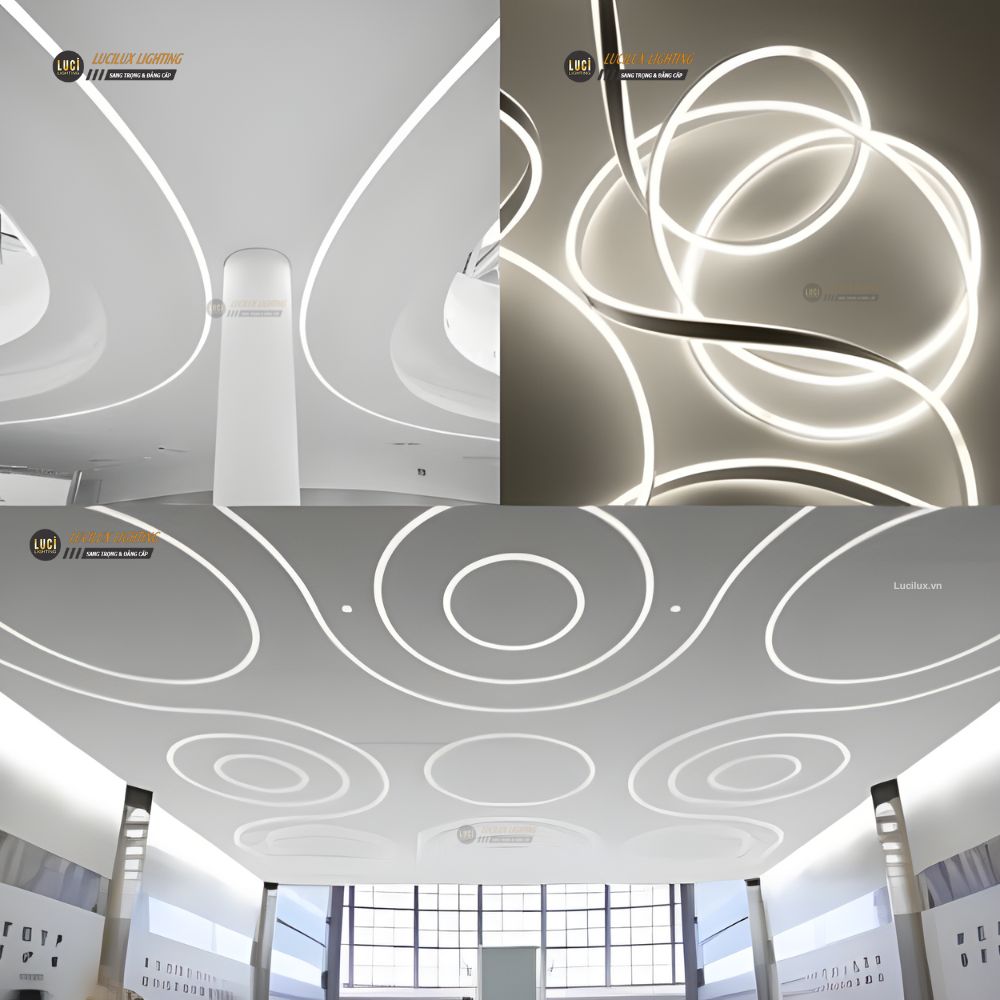 đèn led thanh nhôm profile