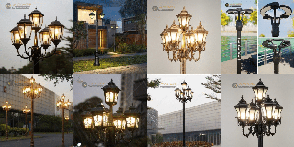 cột đèn chiếu sáng