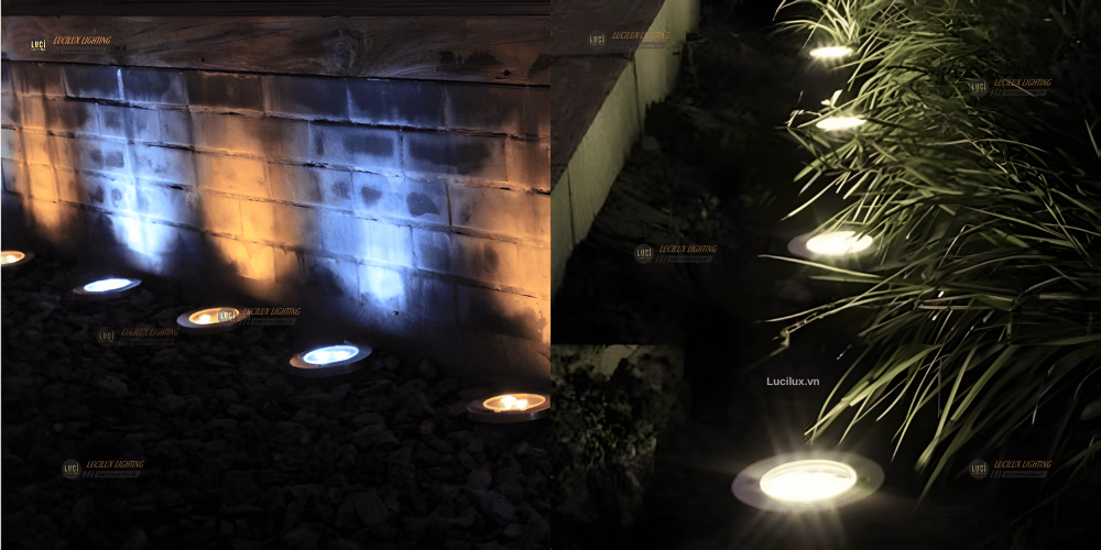 đèn âm đất