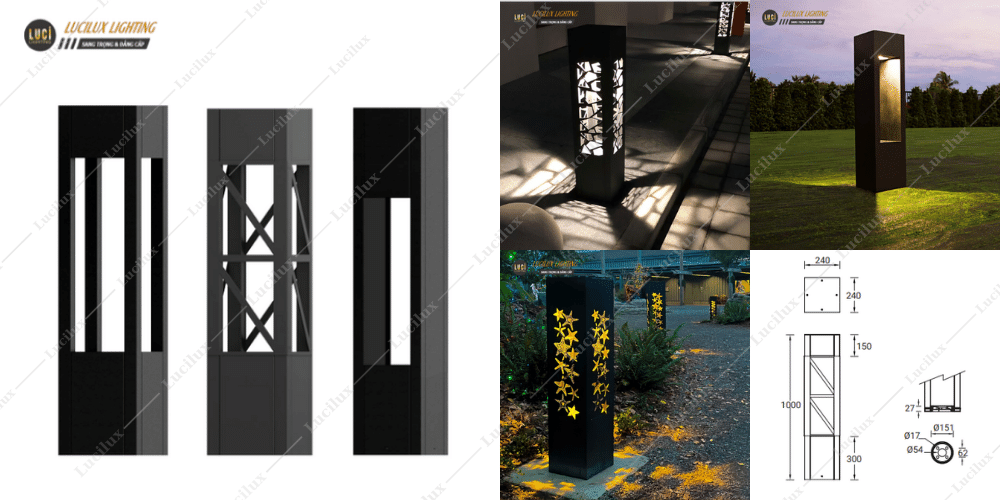 đèn nấm sân vườn