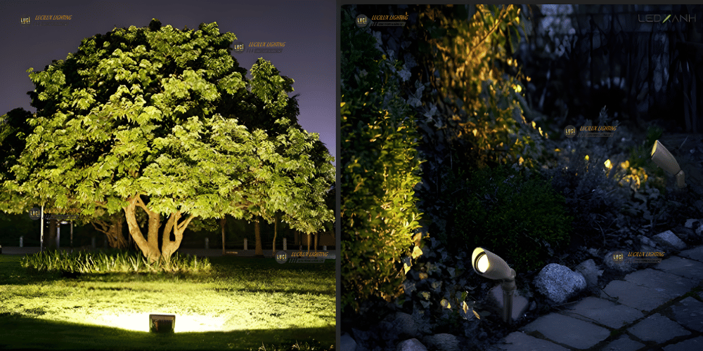 Đèn LED Pha Ngoài Trời: