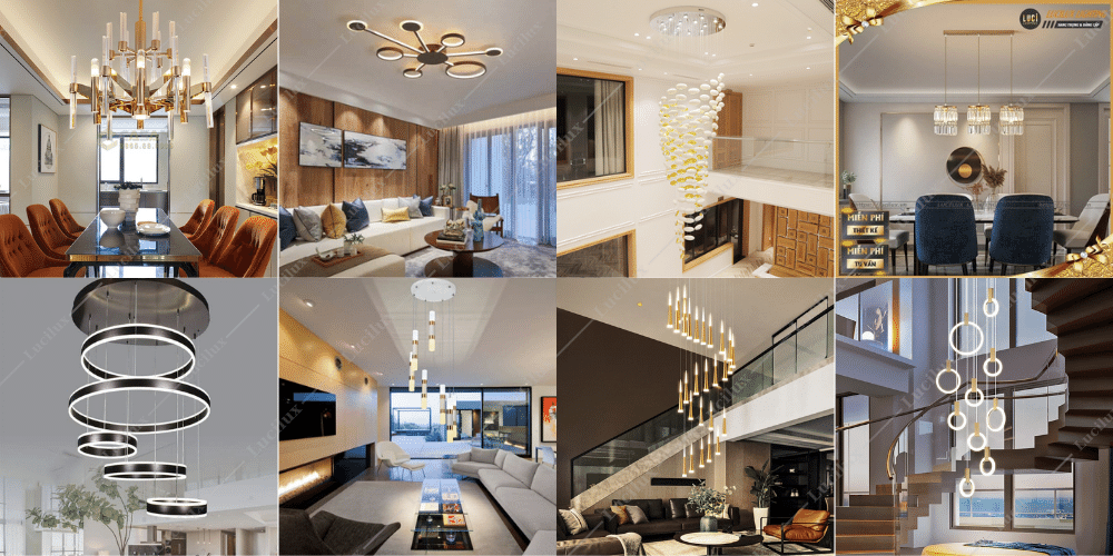 Đèn trang trí thông tầng