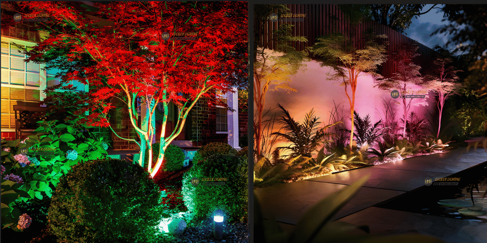 đèn chiếu cây, đèn rọi cột