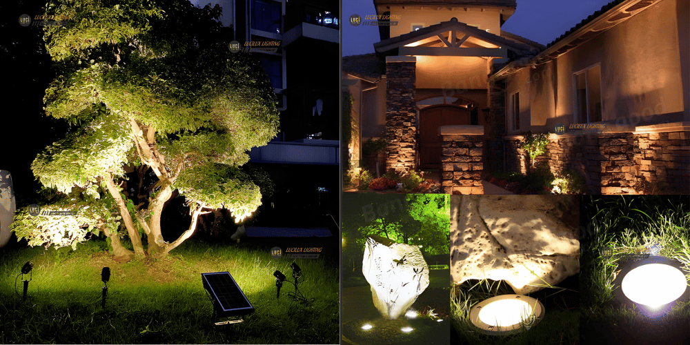 đèn chiếu cây sân vườn