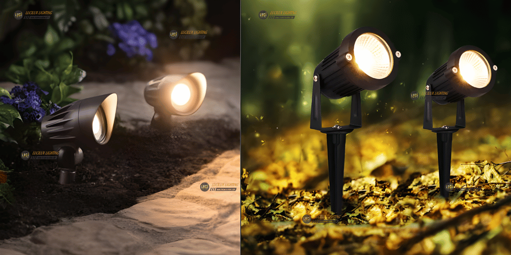 đèn led cắm cỏ