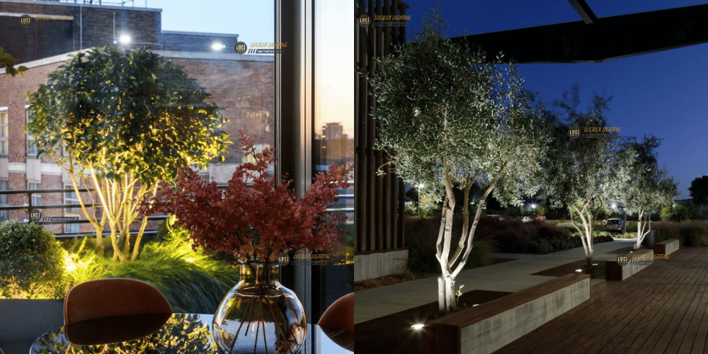 Đèn led âm đất