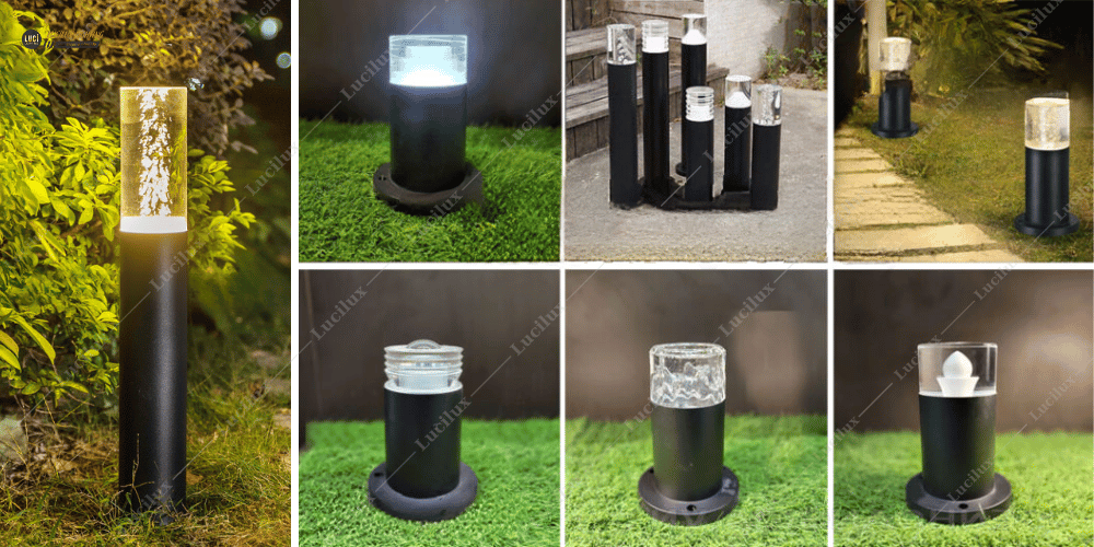 đèn sân vườn pha lê