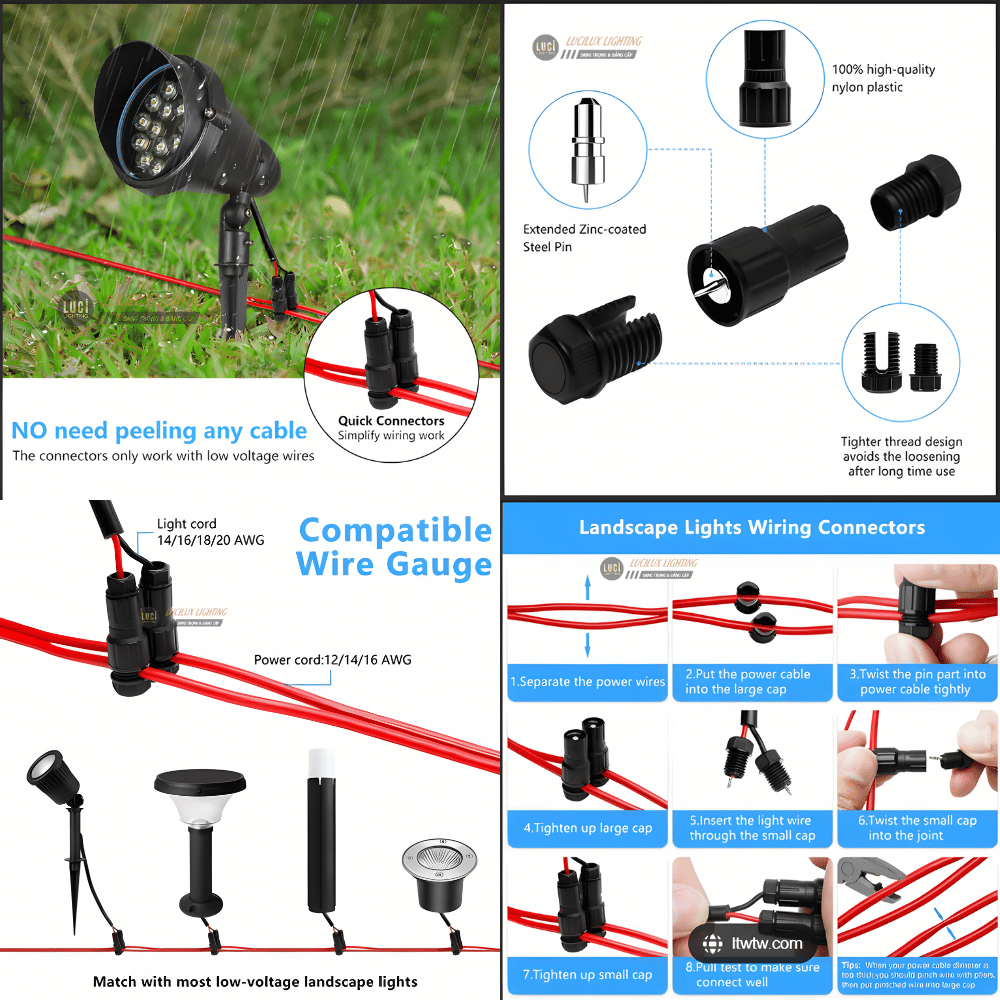 Công suất đèn cắm cỏ 3w,
