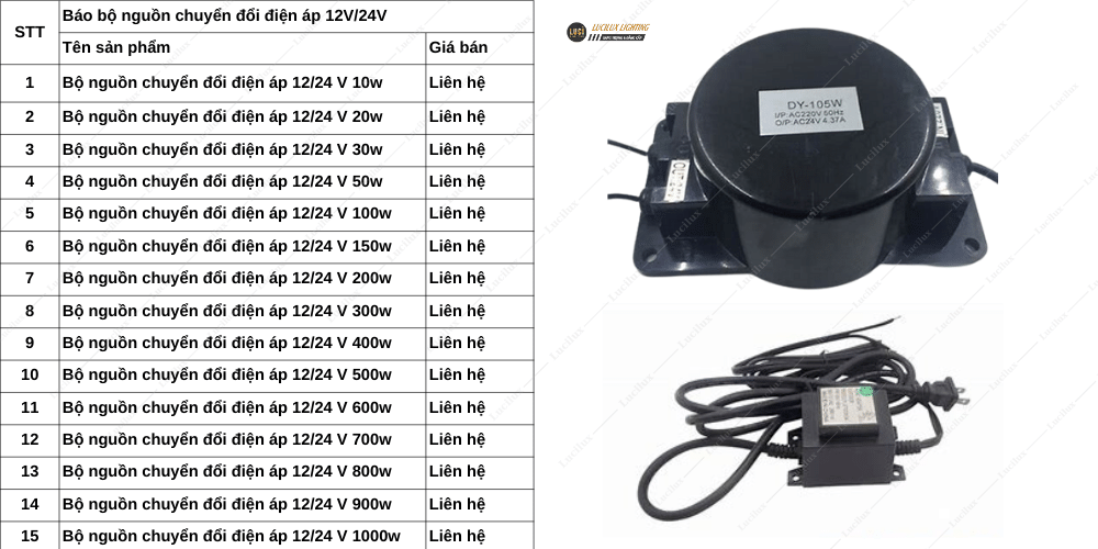 nguồn điện âm nước