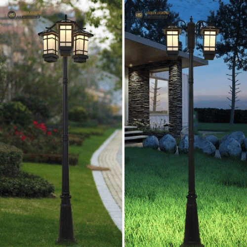 cột đèn sân vườn