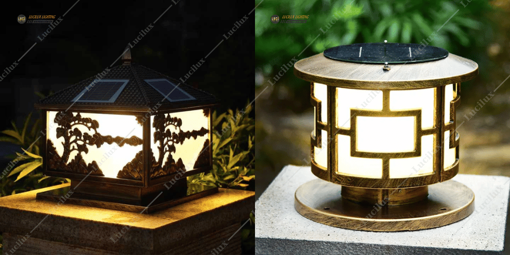 Đèn Trụ Cổng Năng Lượng Mặt Trời