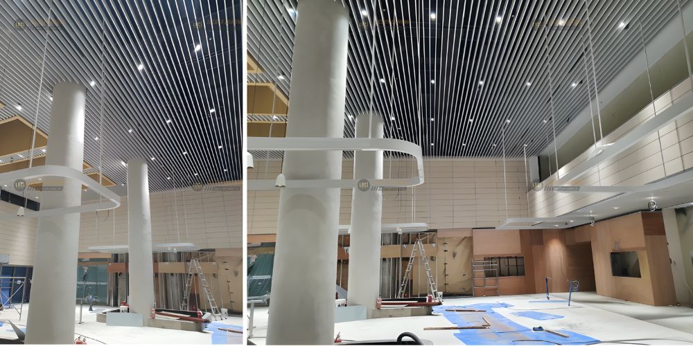 đèn thả thanh nhôm profile