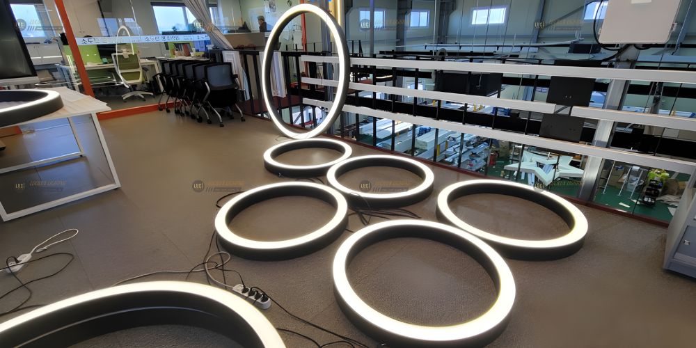 đèn thả thanh nhôm profile