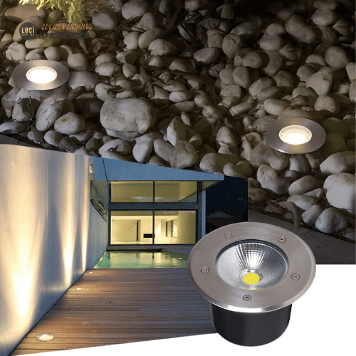 Đèn âm đất cob